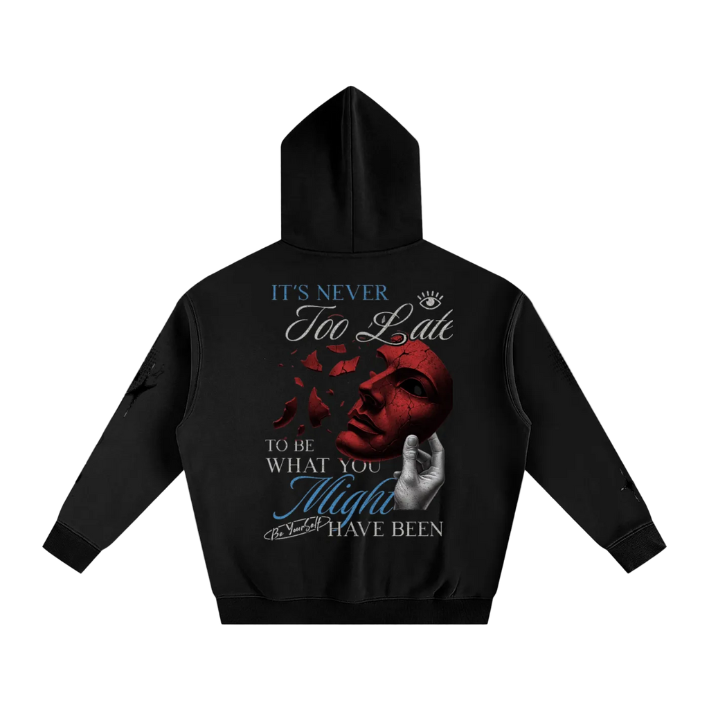 OutCasted Never Too Late Oversized Hoodie