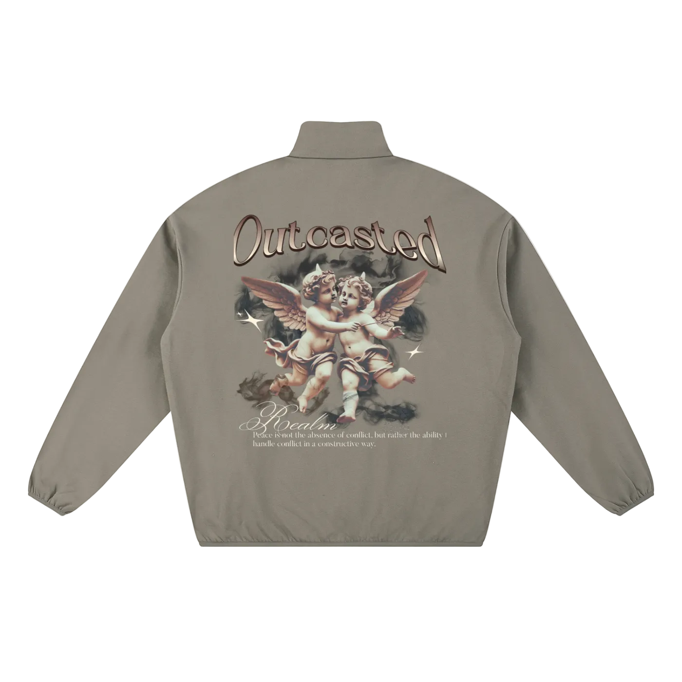 OutCasted Essential Heavyweight Stand Collar Jacket