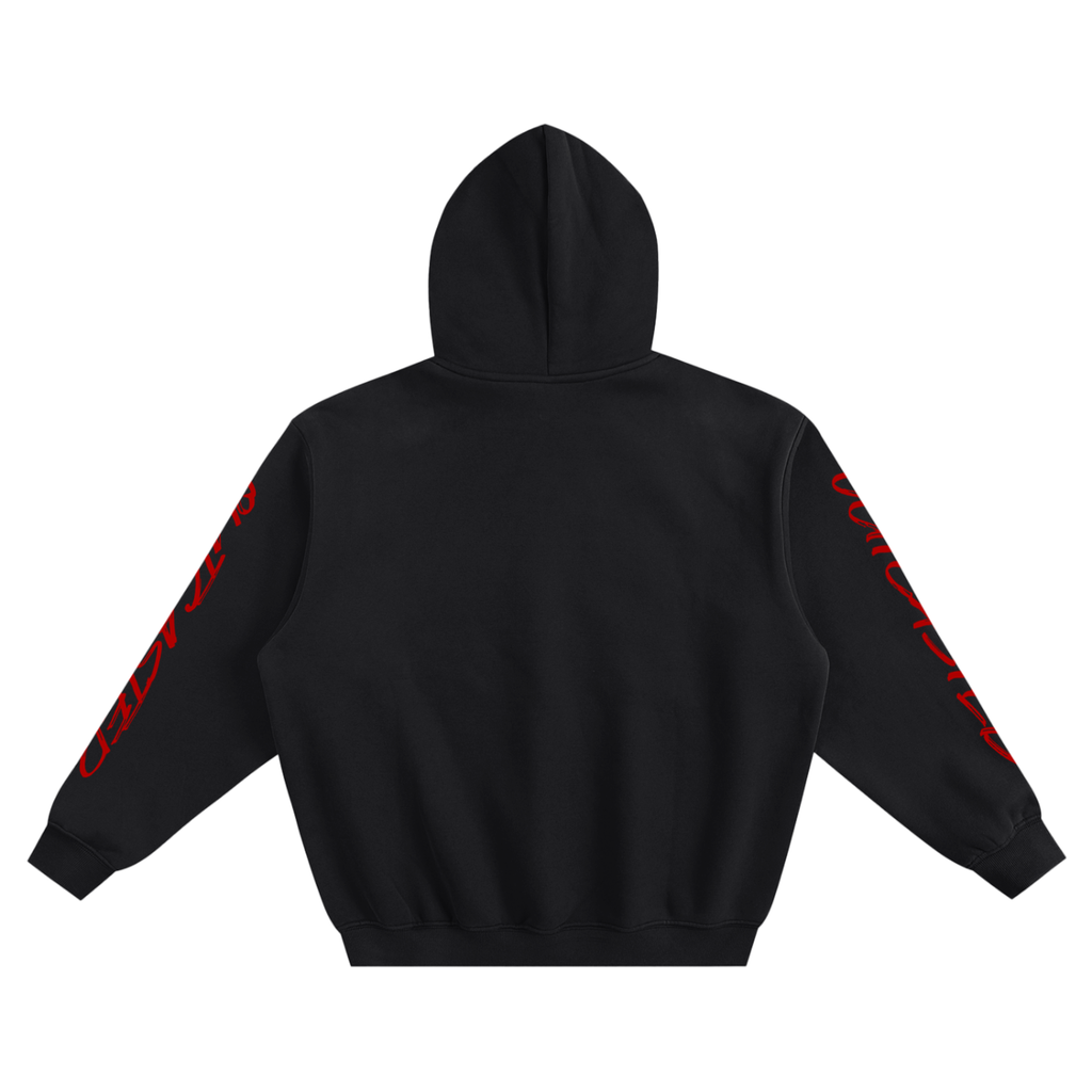 OutCasted Red and Black Hoodie