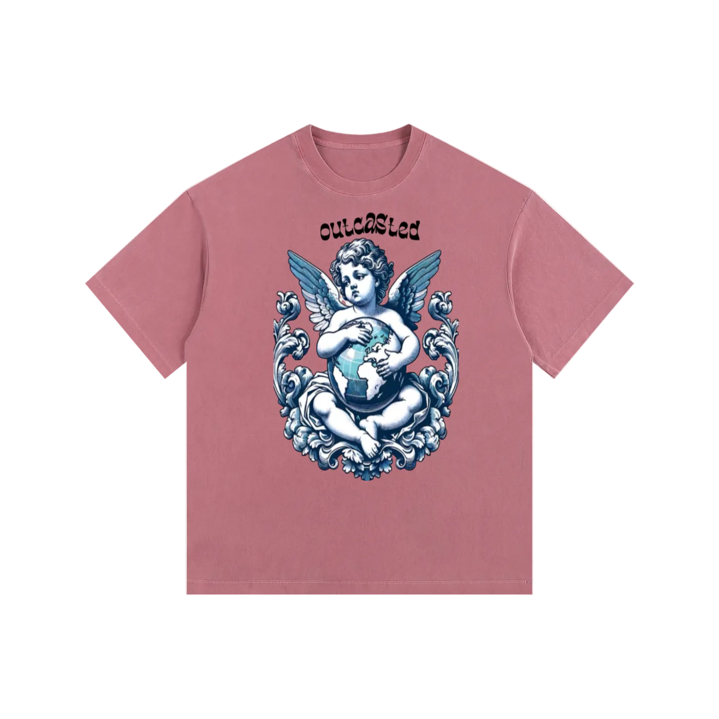 OutCasted Earth Vintage Washed Oversized Cotton T-Shirt