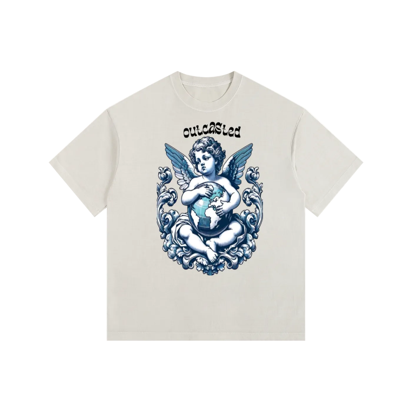 OutCasted Earth Vintage Washed Oversized Cotton T-Shirt