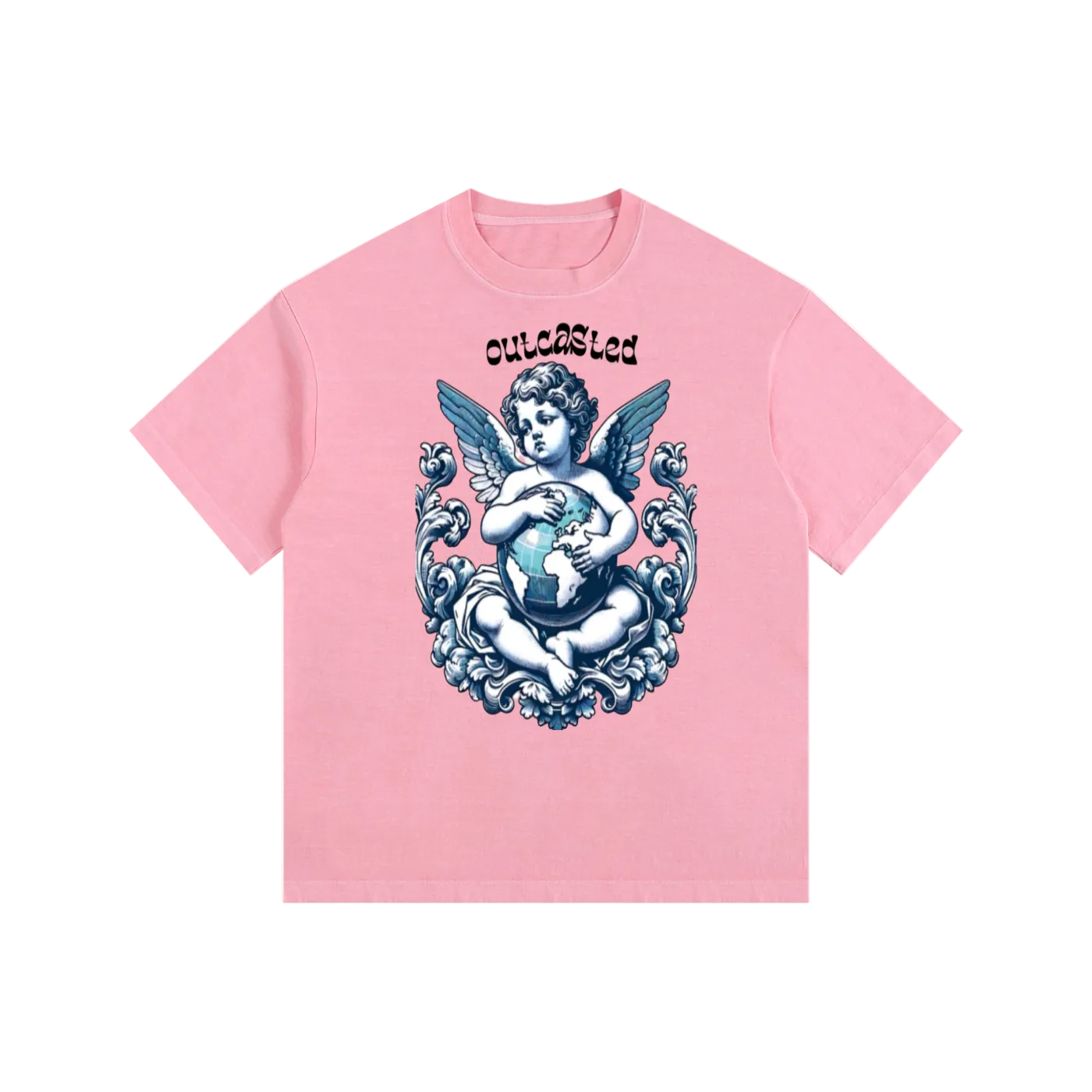 OutCasted Earth Vintage Washed Oversized Cotton T-Shirt