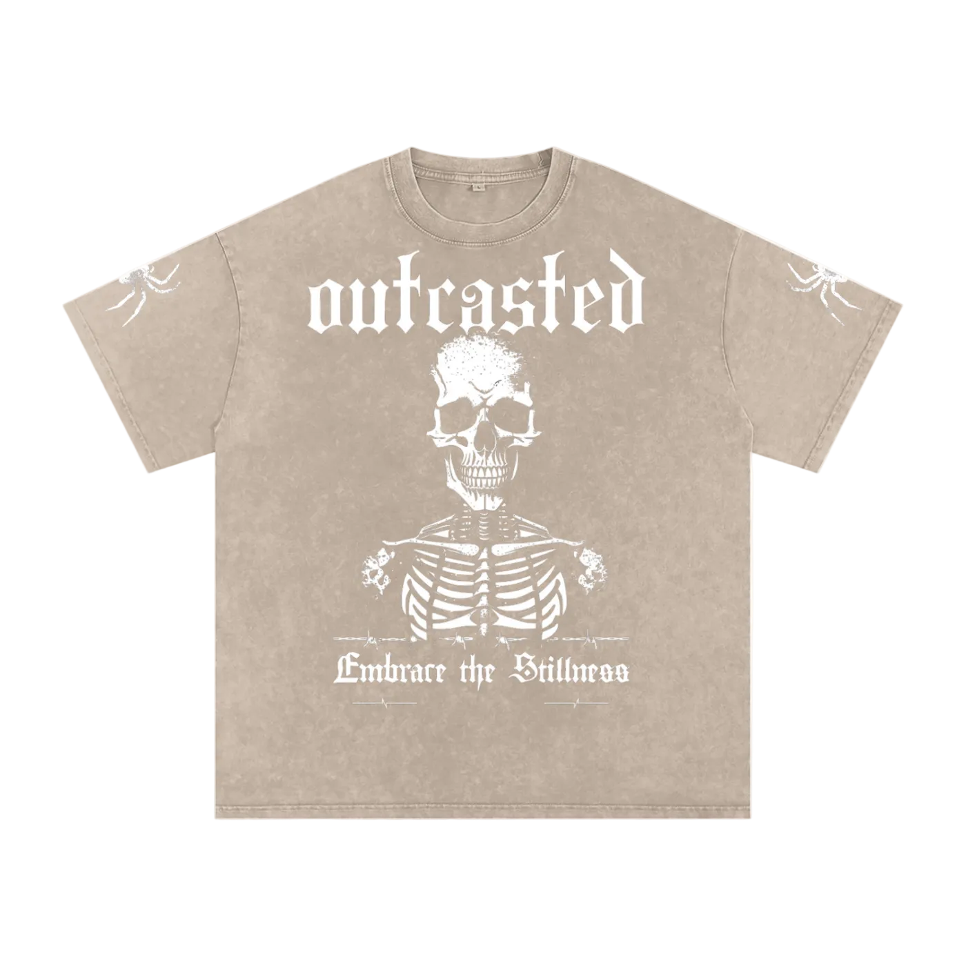 OutCasted Snow Washed Oversized Cotton T-Shirt