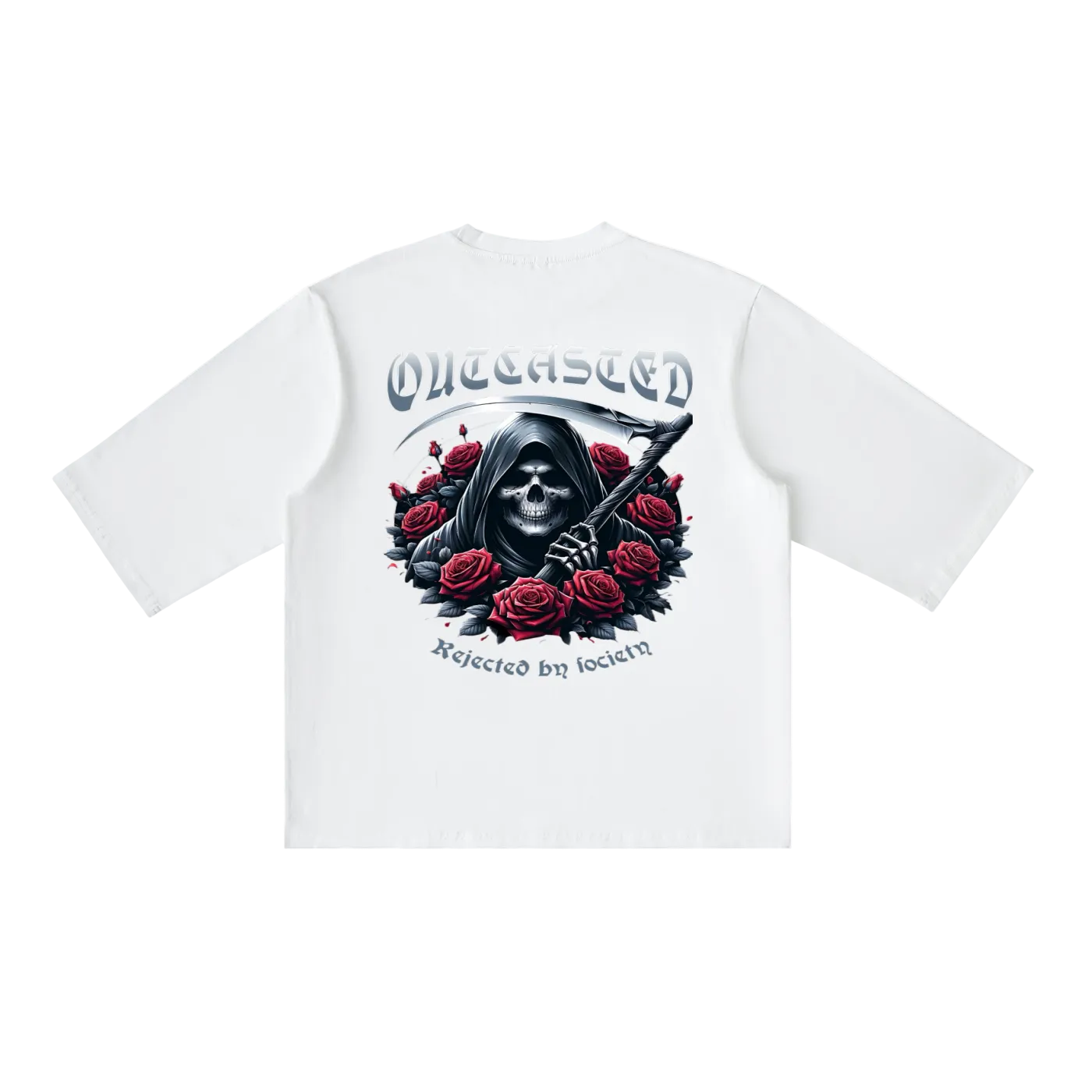 OutCasted Half Sleeve Ribbed T-Shirt