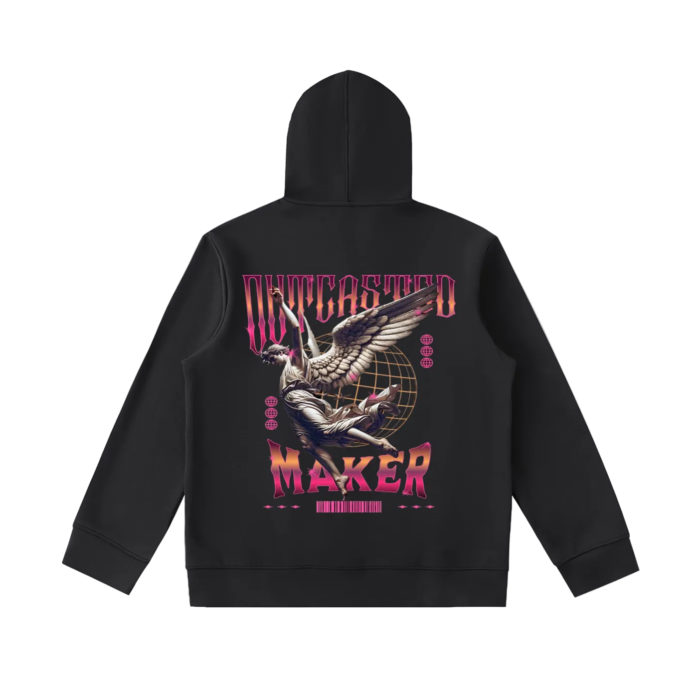 OutCasted Heavyweight High Neck  Zip-Up Hoodie