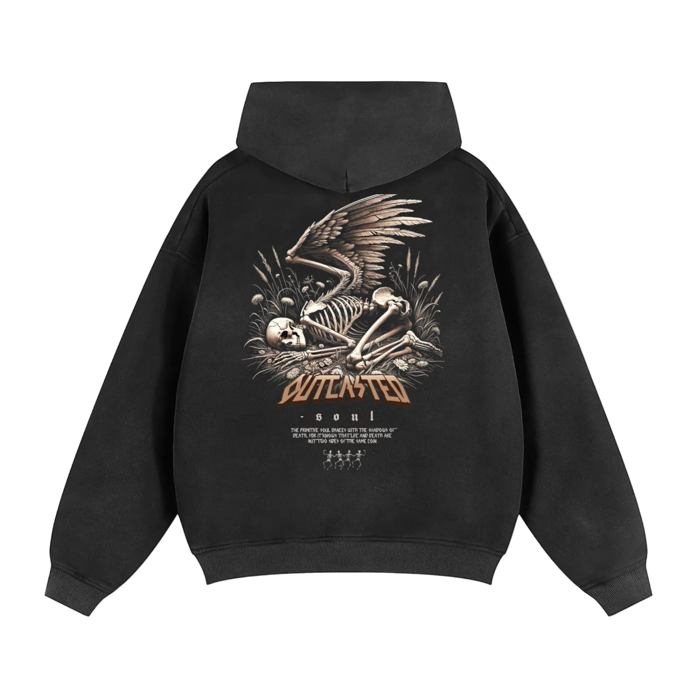 OutCasted Sunfade Two-way Zipper Boxy Fleece Hoodie