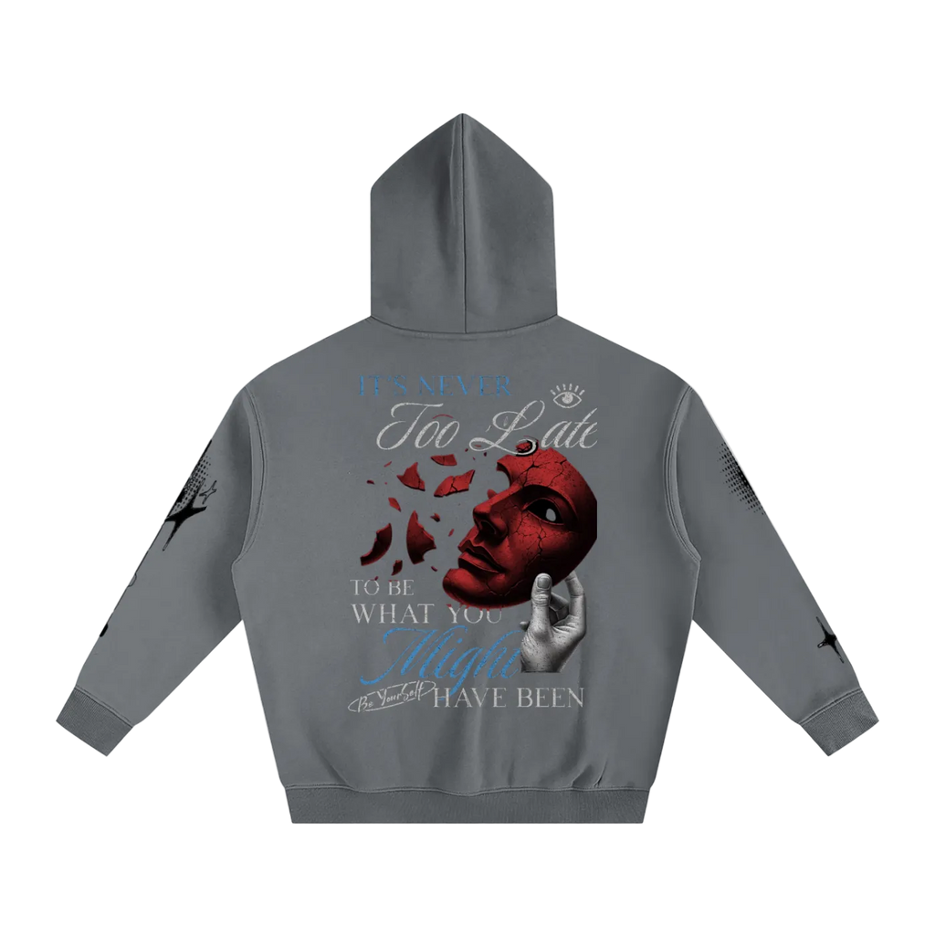 OutCasted Never Too Late Oversized Hoodie