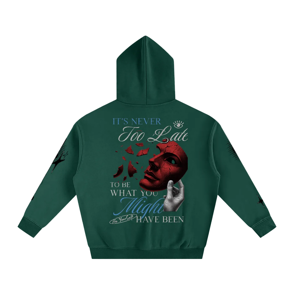 OutCasted Never Too Late Oversized Hoodie