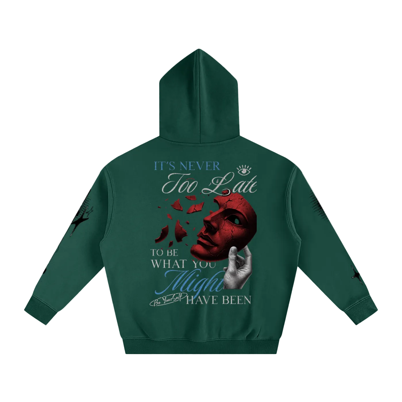 OutCasted Never Too Late Oversized Hoodie