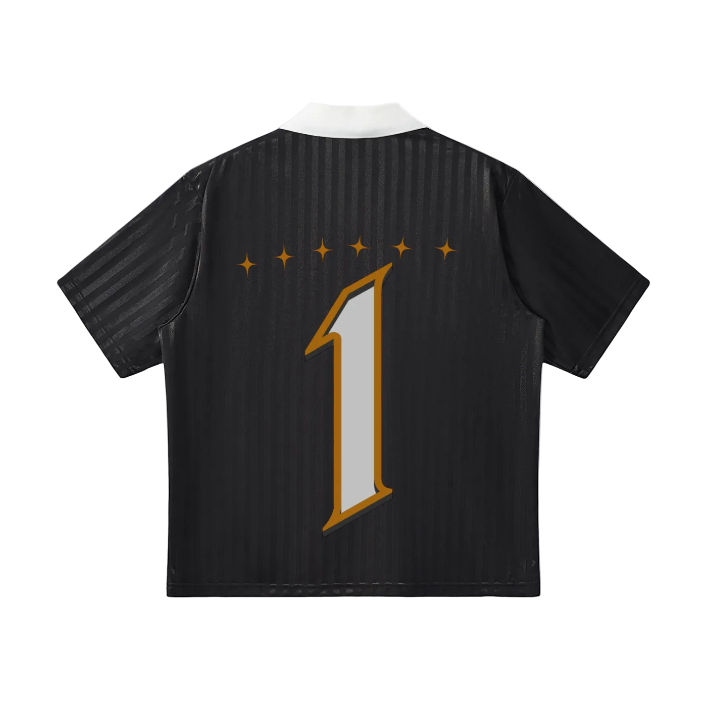 Outcasted Contrast Collar Striped Soccer Jersey