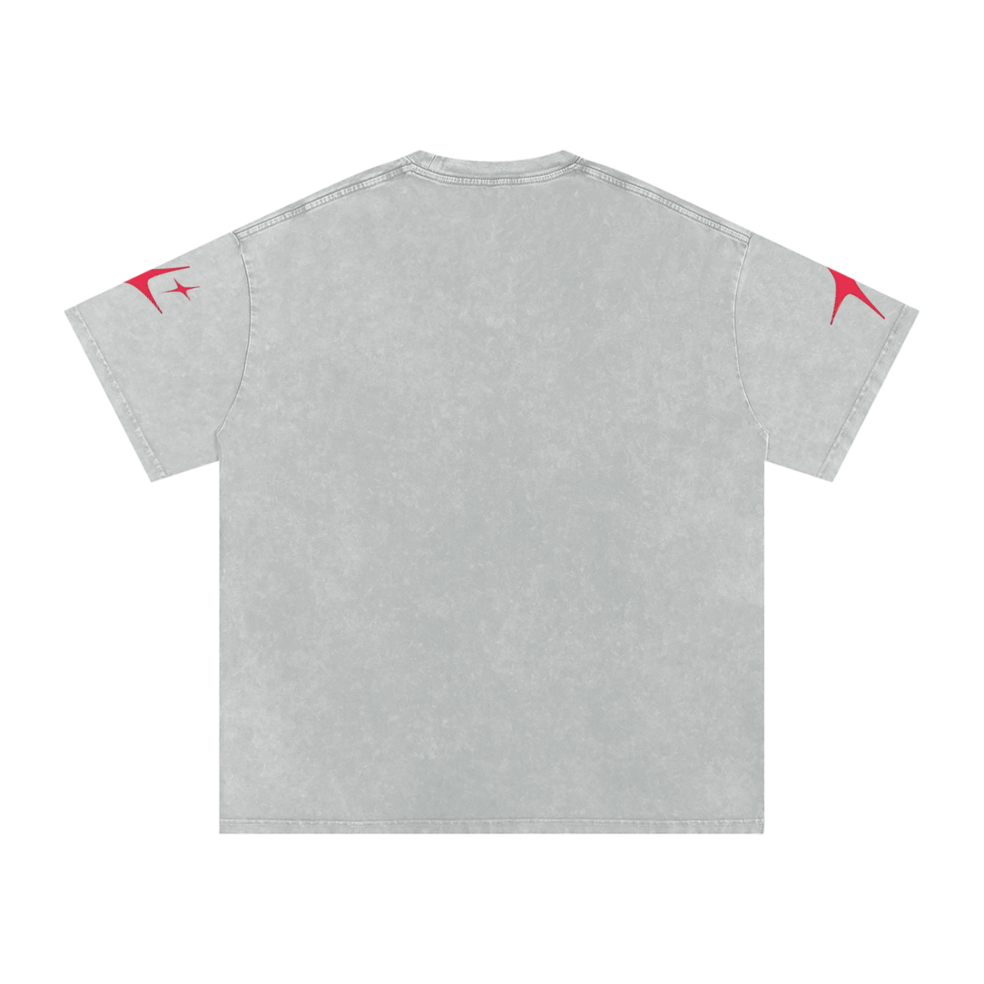 OutCasted Red Star Oversized Cotton T-Shirt