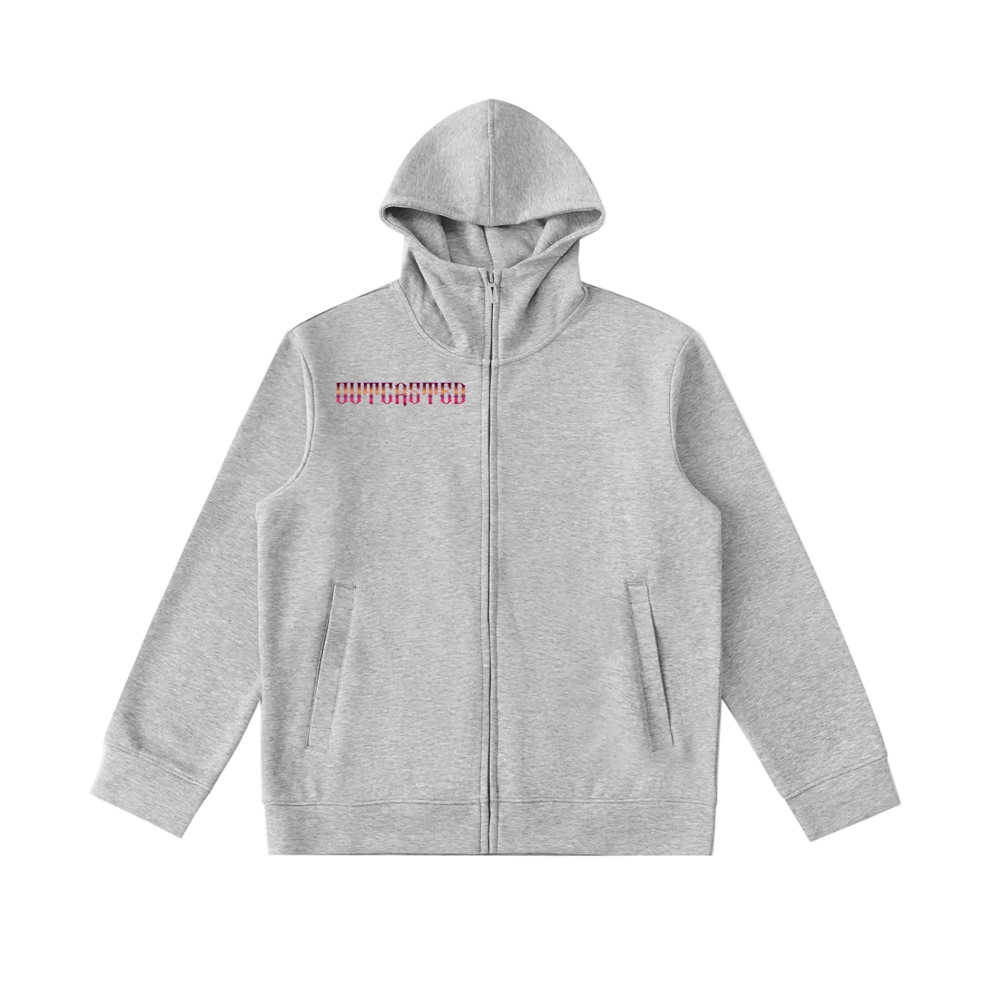 OutCasted Heavyweight High Neck  Zip-Up Hoodie