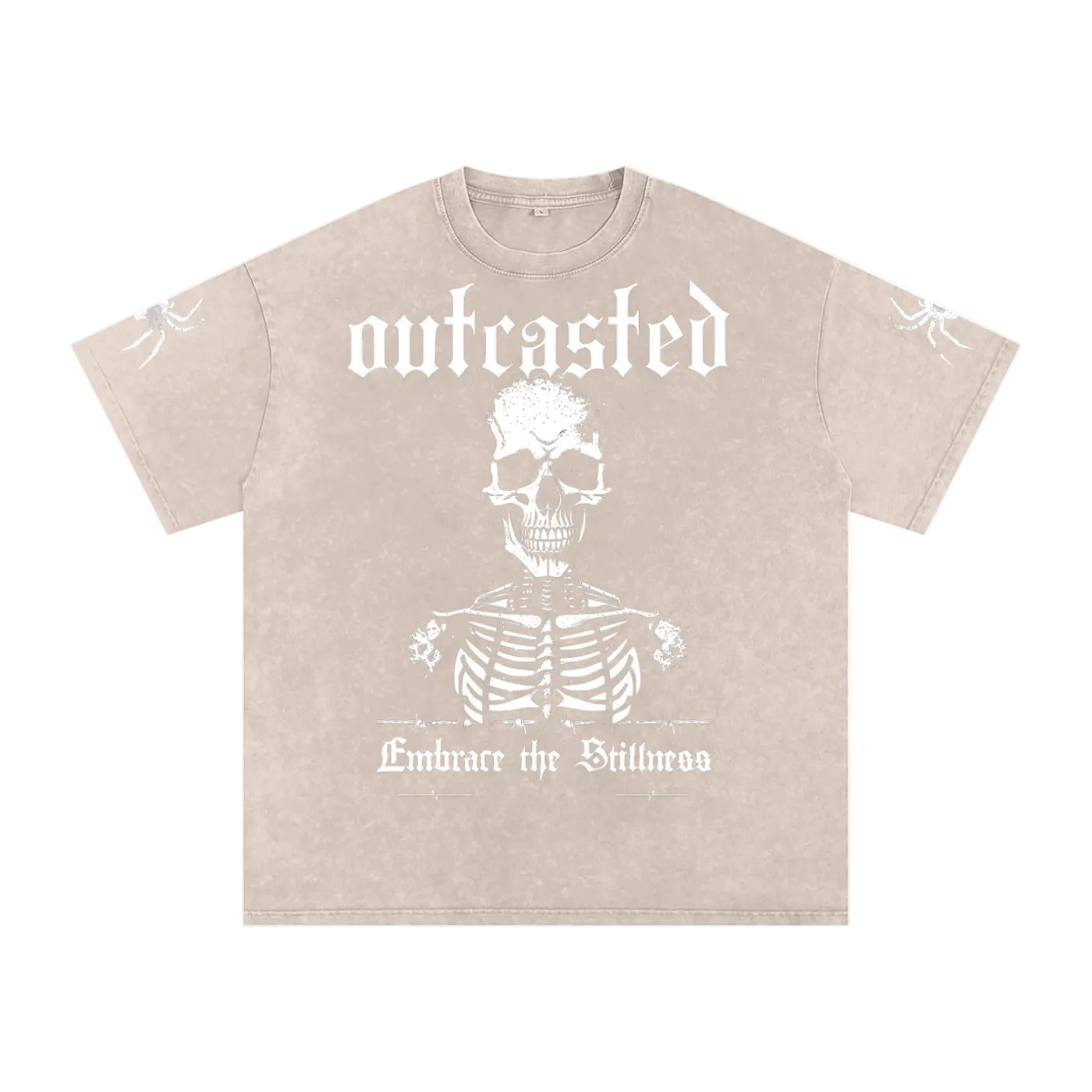 OutCasted Snow Washed Oversized Cotton T-Shirt