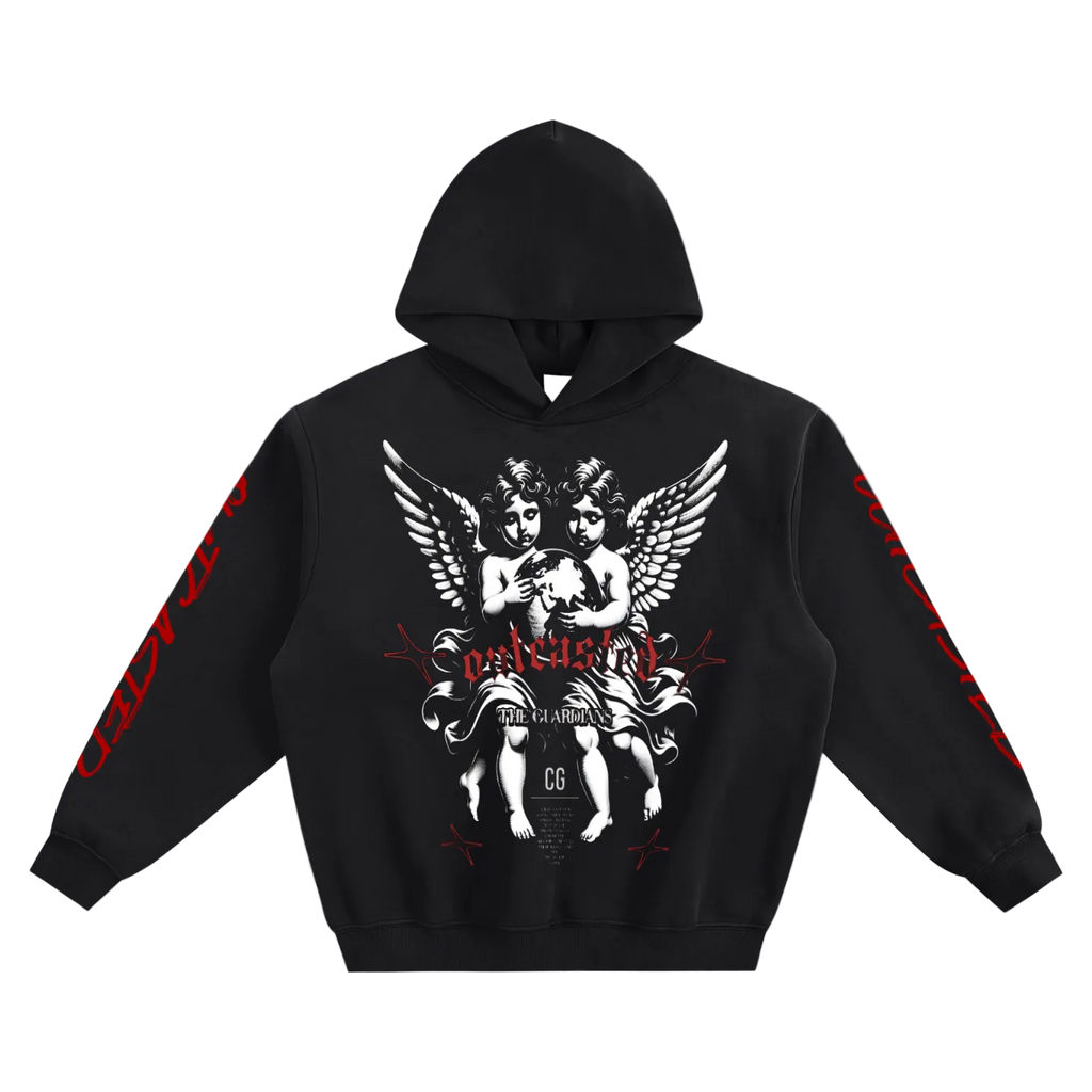 OutCasted Red and Black Hoodie