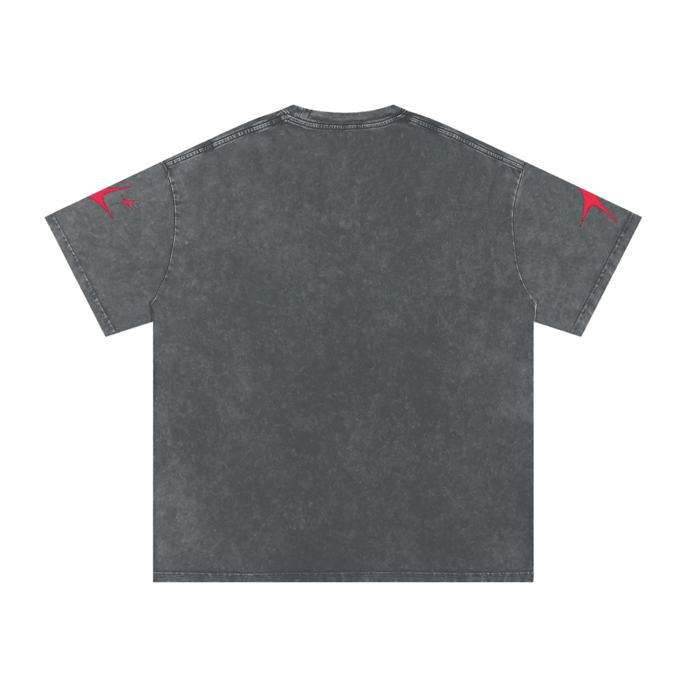 OutCasted Red Star Oversized Cotton T-Shirt