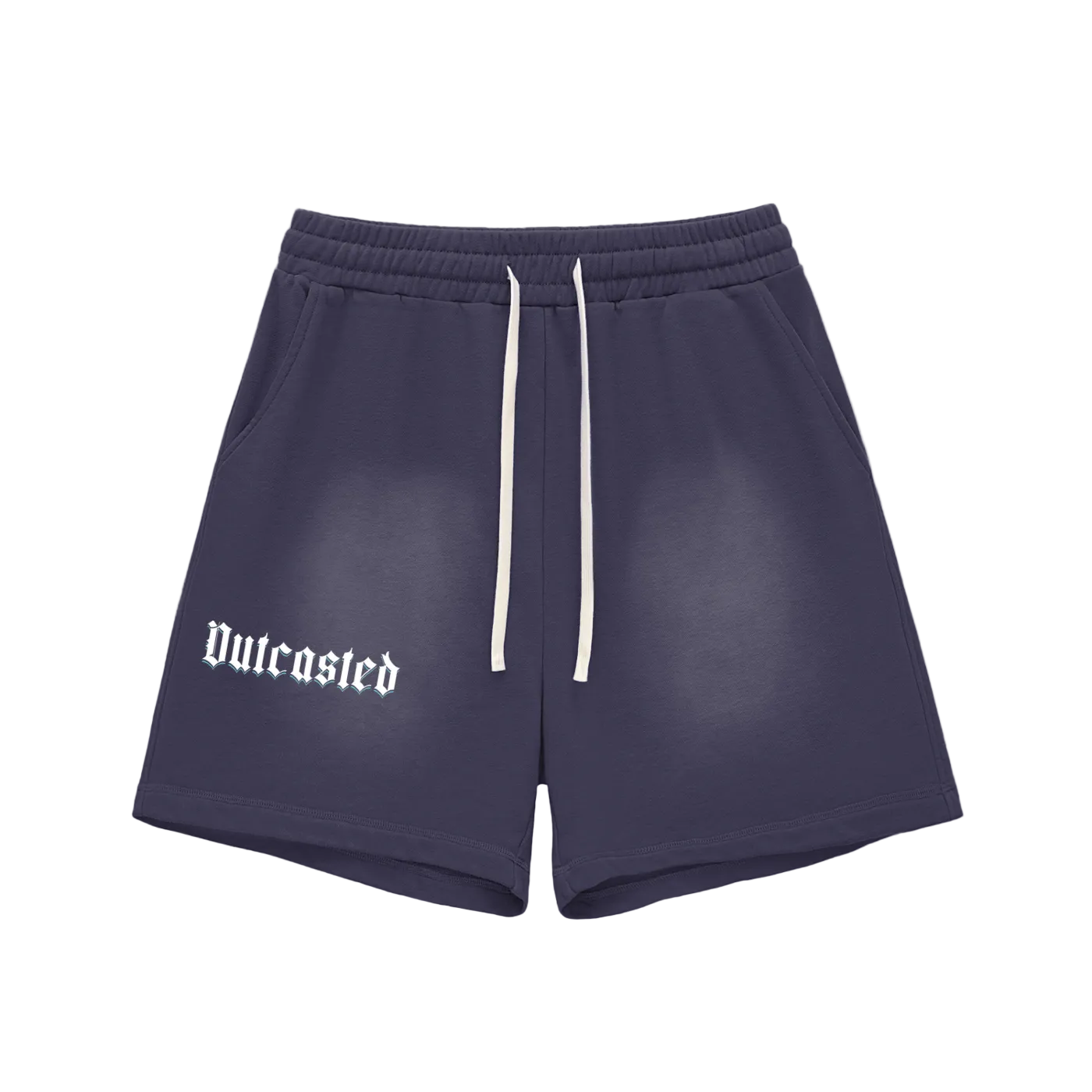 OutCasted Sun Fade Raw Edge Cotton Shorts