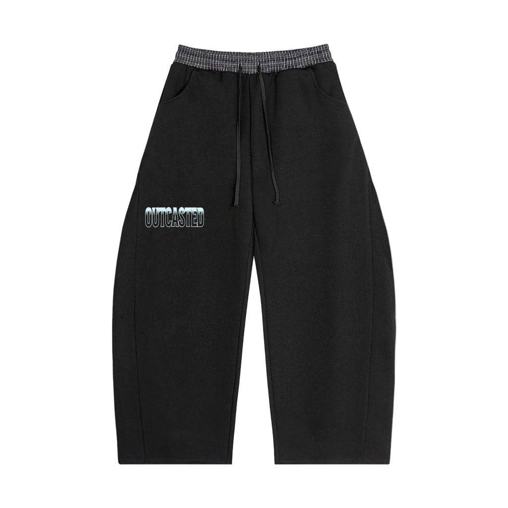 OutCasted Plaid Waistband Barrel Sweatpants