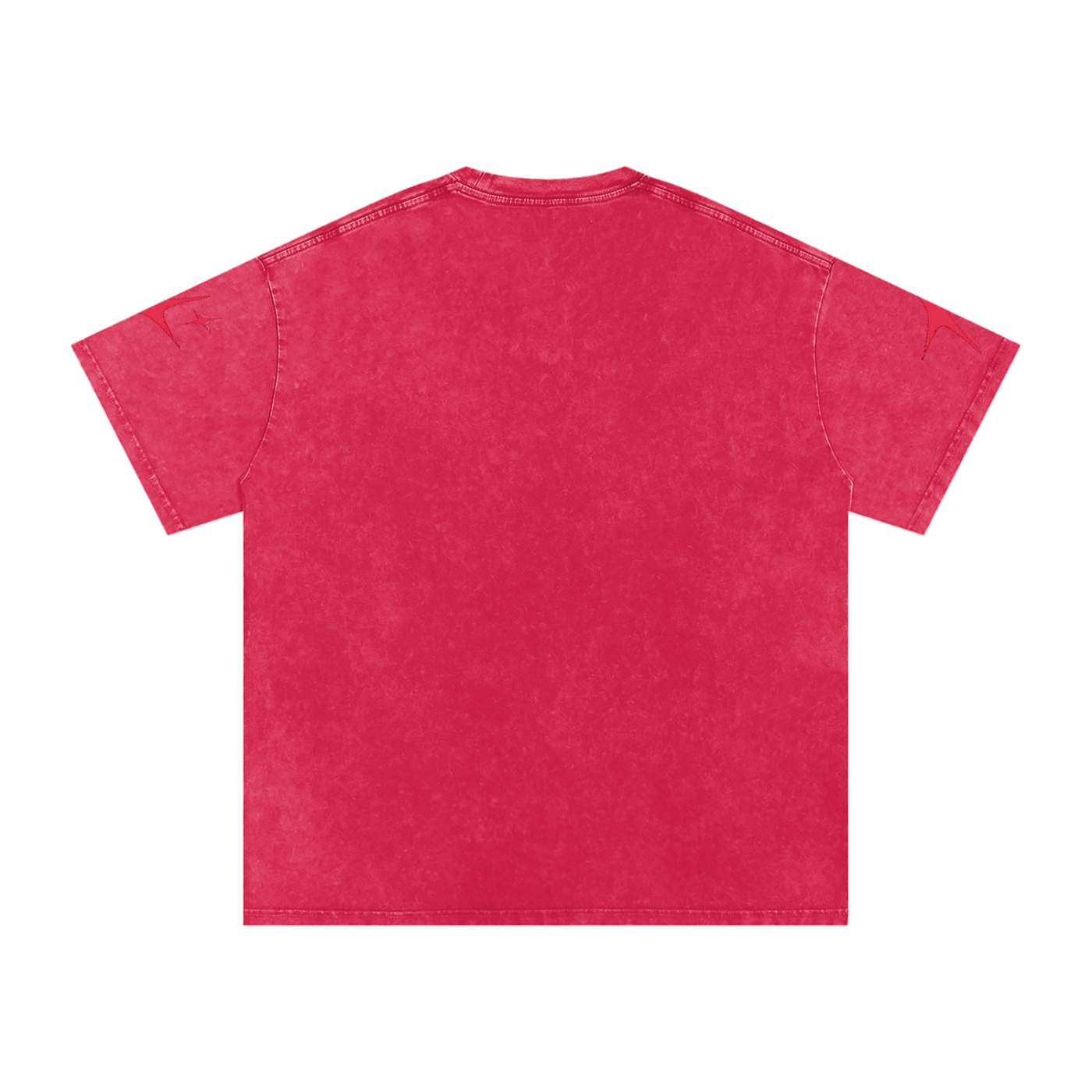 OutCasted Red Star Oversized Cotton T-Shirt
