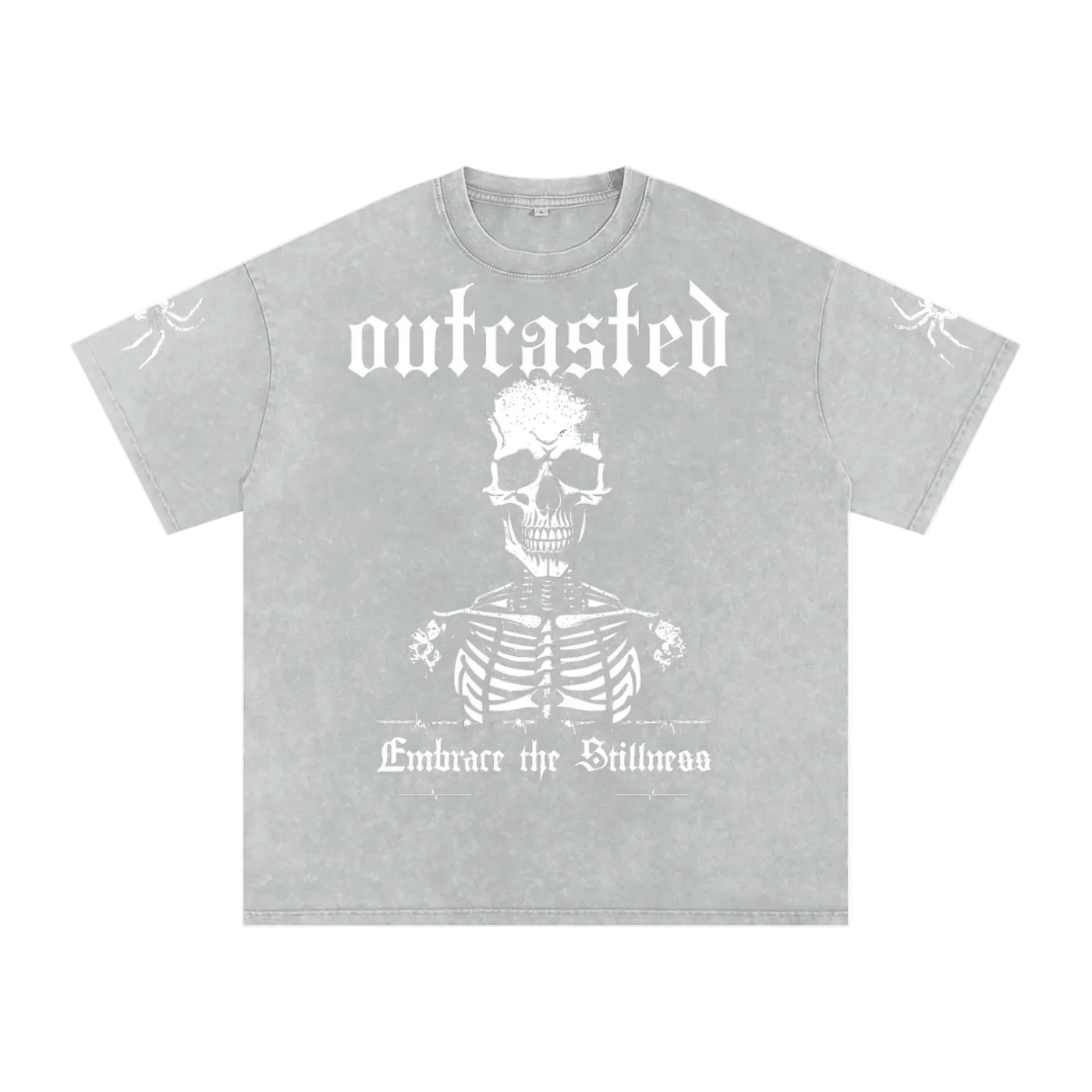 OutCasted Snow Washed Oversized Cotton T-Shirt