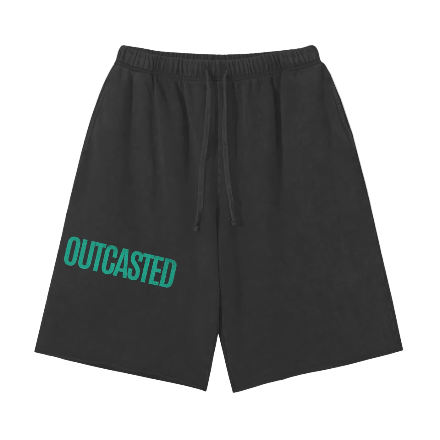 OutCasted Inner Light Snow Washed Raw Hem Shorts