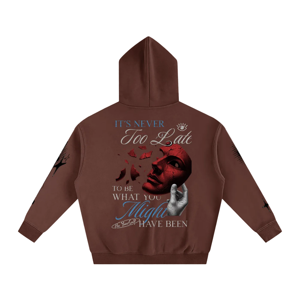 OutCasted Never Too Late Oversized Hoodie