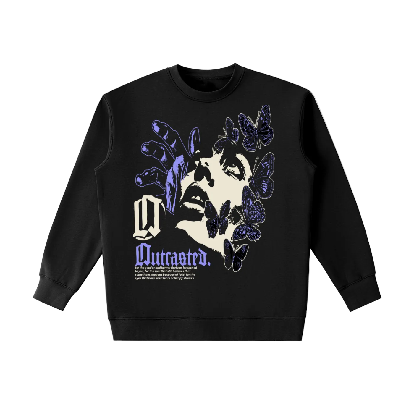 OutCasted Butterfly Crewneck Sweatshirt