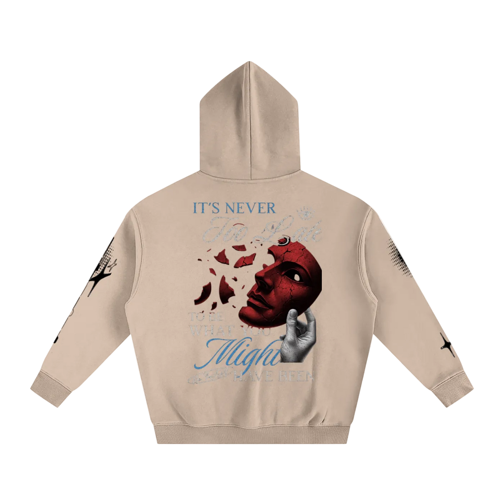 OutCasted Never Too Late Oversized Hoodie
