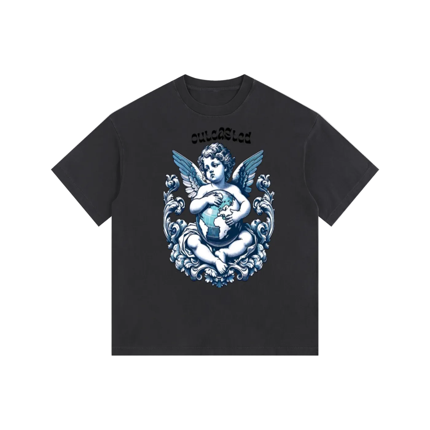 OutCasted Earth Vintage Washed Oversized Cotton T-Shirt