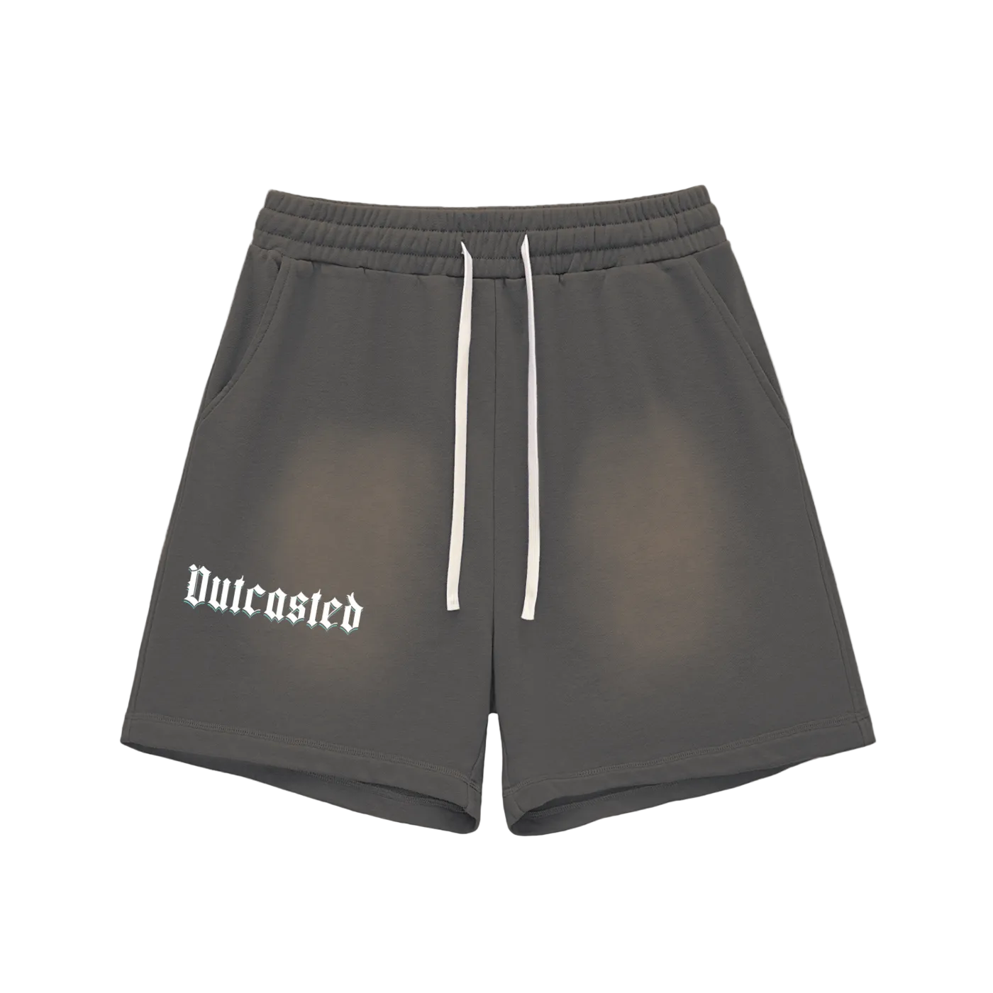 OutCasted Sun Fade Raw Edge Cotton Shorts