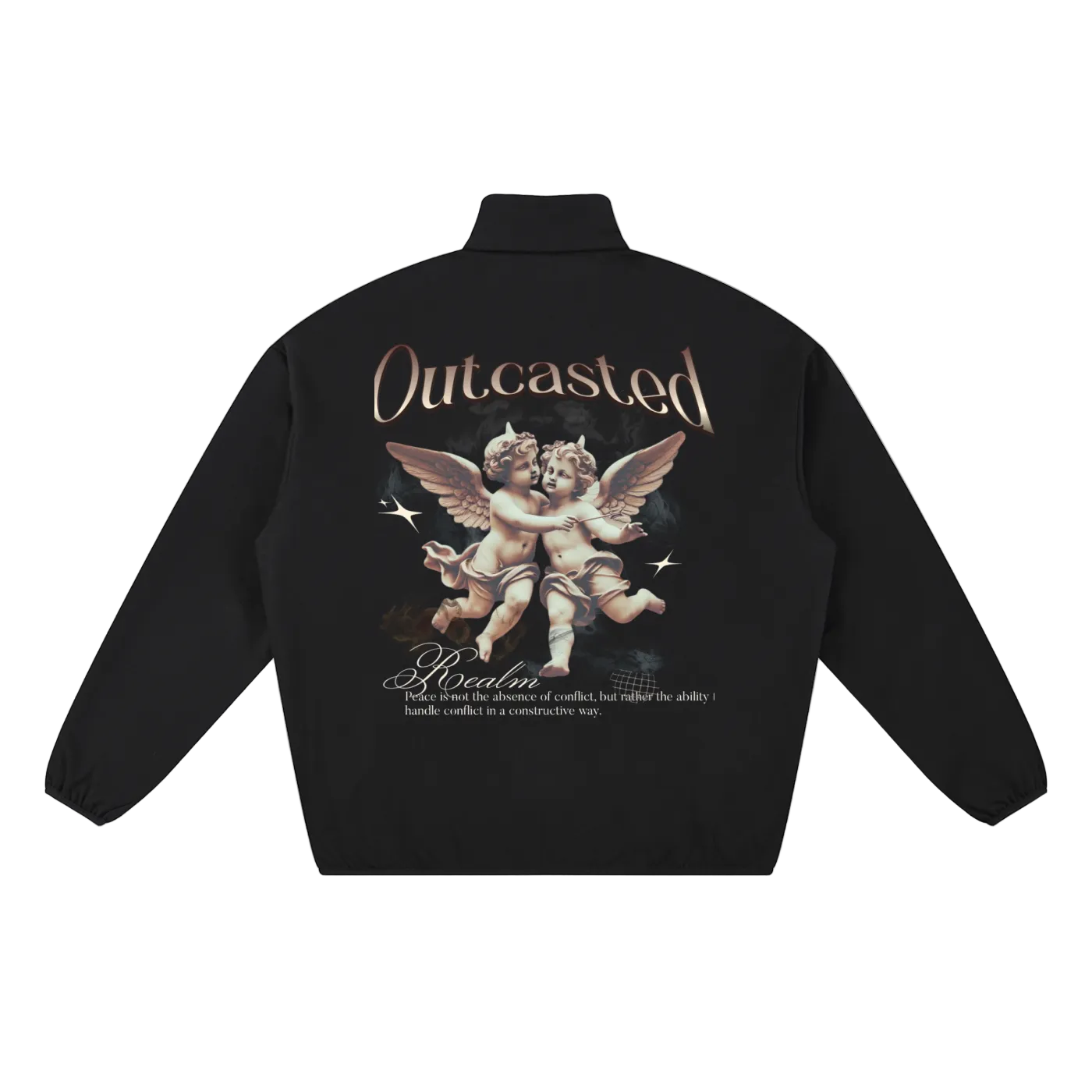 OutCasted Essential Heavyweight Stand Collar Jacket