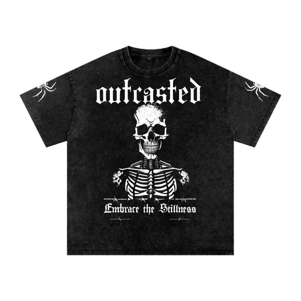 OutCasted Snow Washed Oversized Cotton T-Shirt