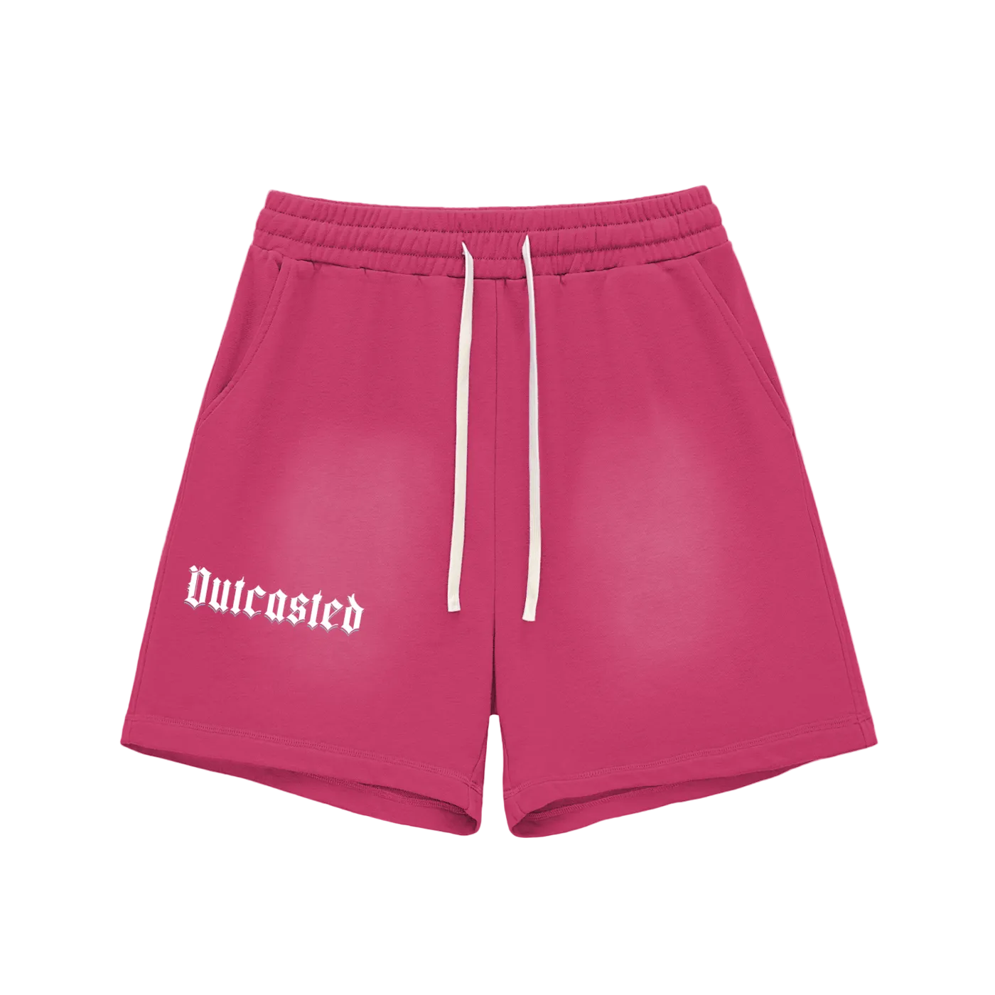 OutCasted Sun Fade Raw Edge Cotton Shorts