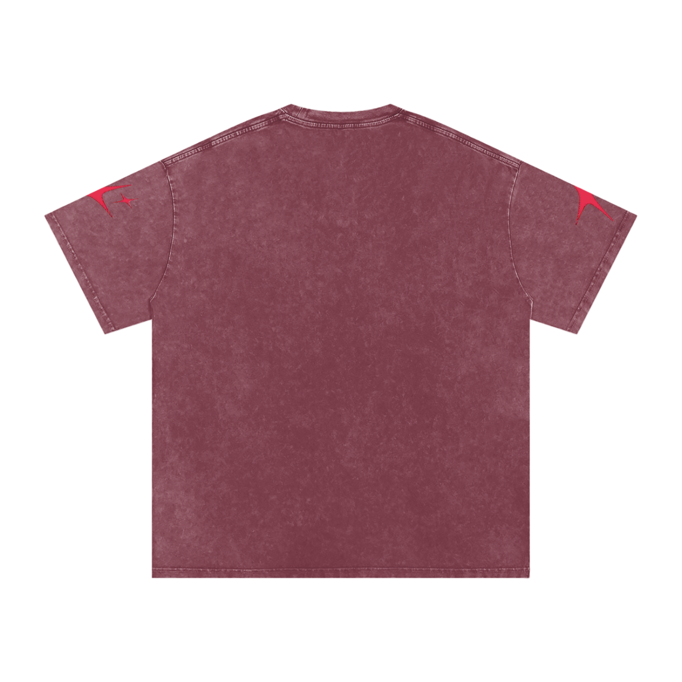 OutCasted Red Star Oversized Cotton T-Shirt