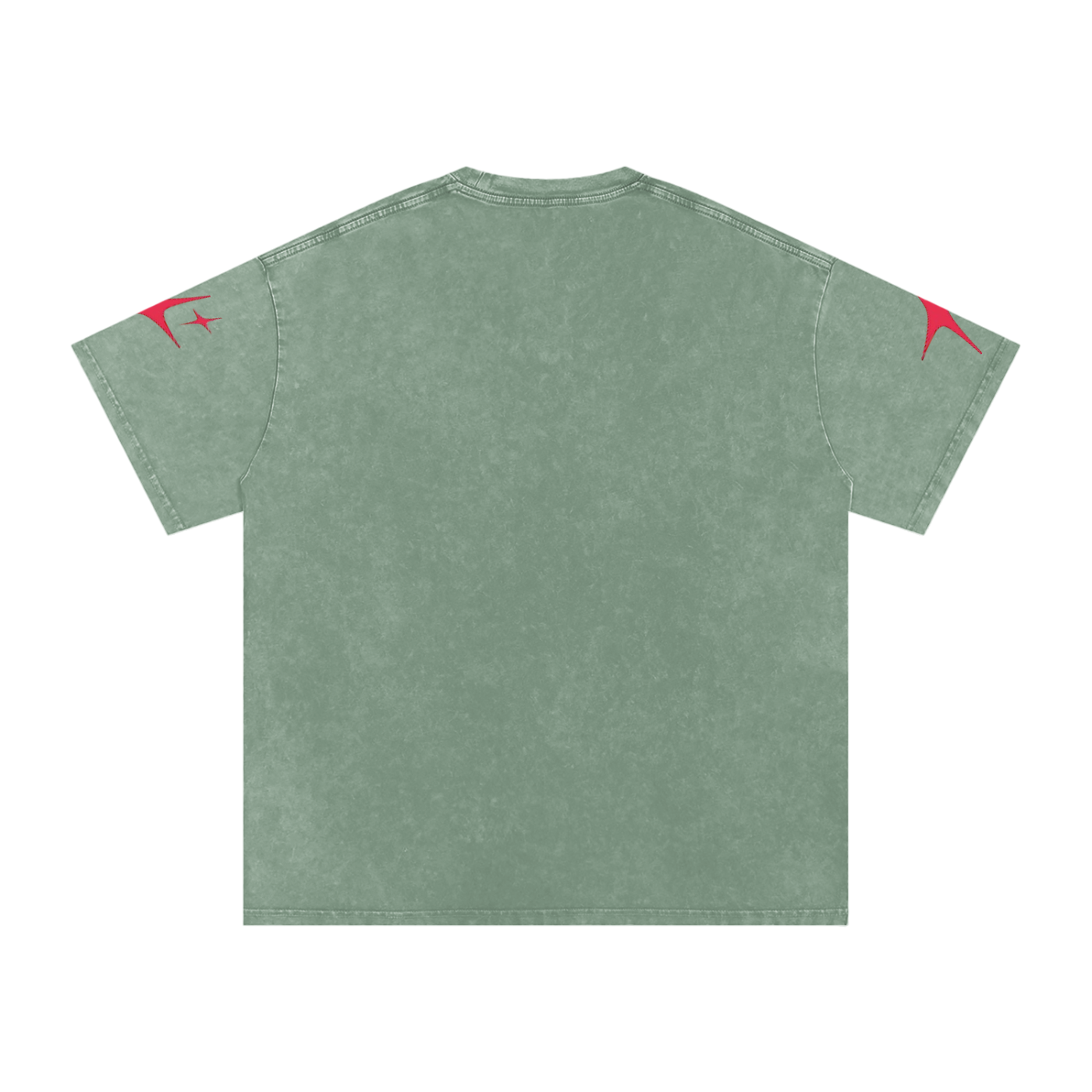 OutCasted Red Star Oversized Cotton T-Shirt