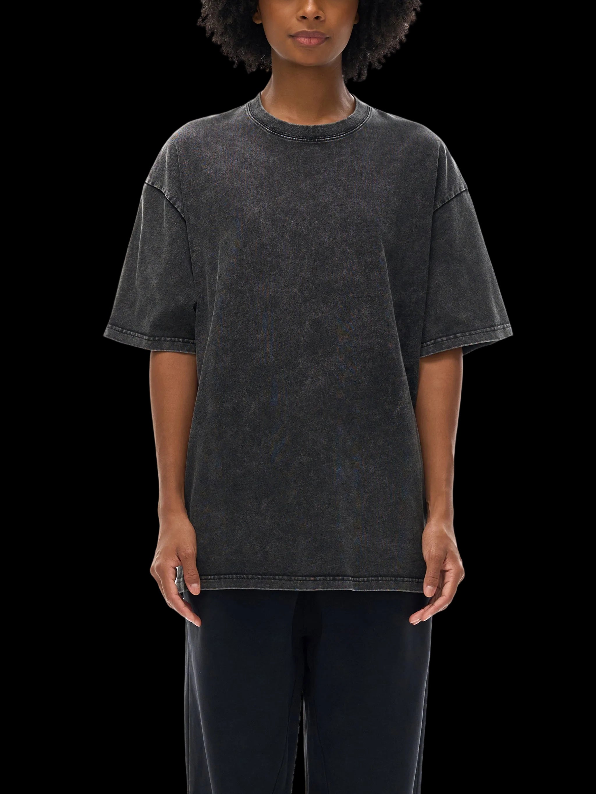 OutCasted Snow Washed Oversized Cotton T-Shirt